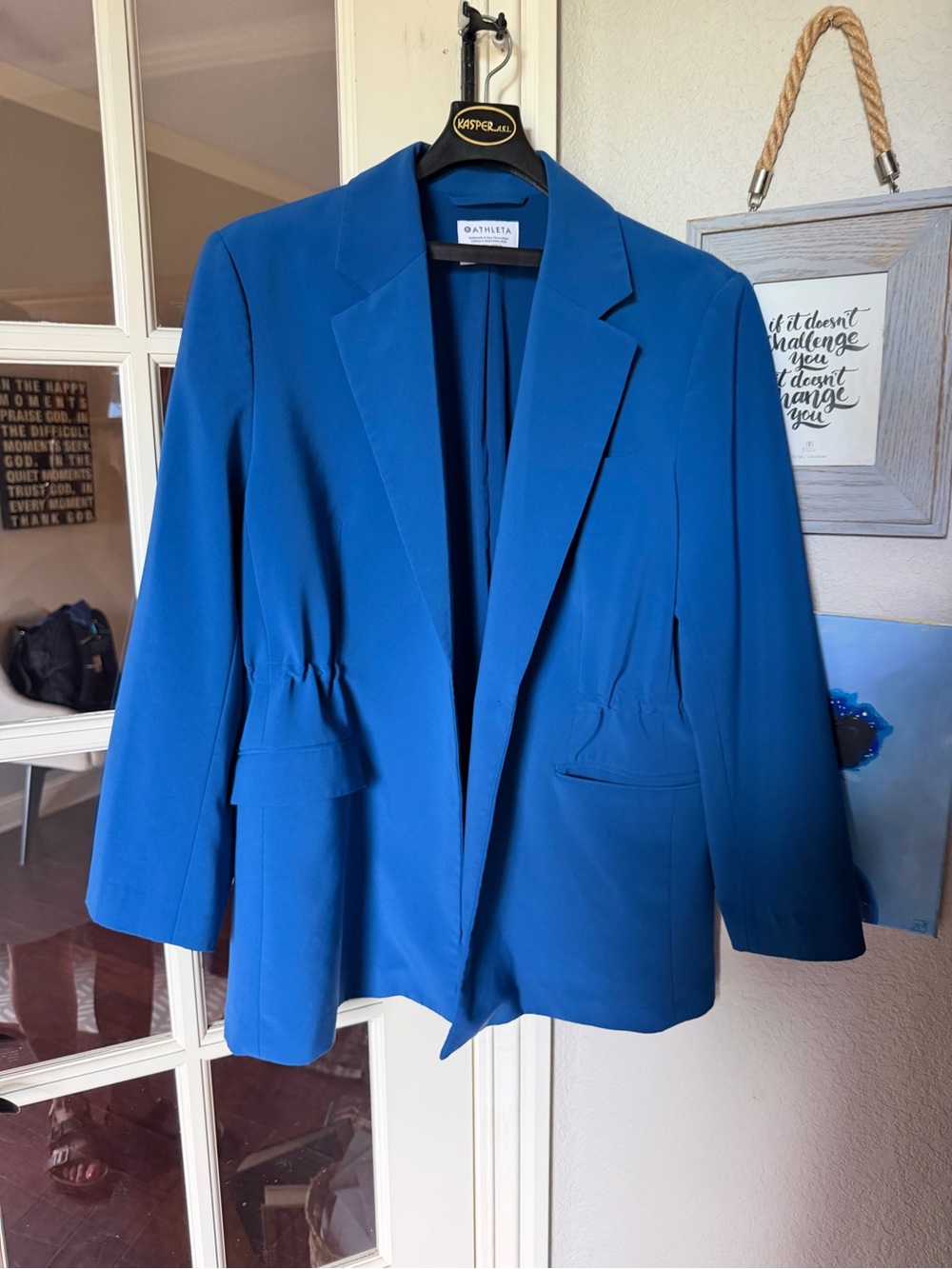 Athleta Maritime Sz 16 Royal Blue Women's MVP Blazer